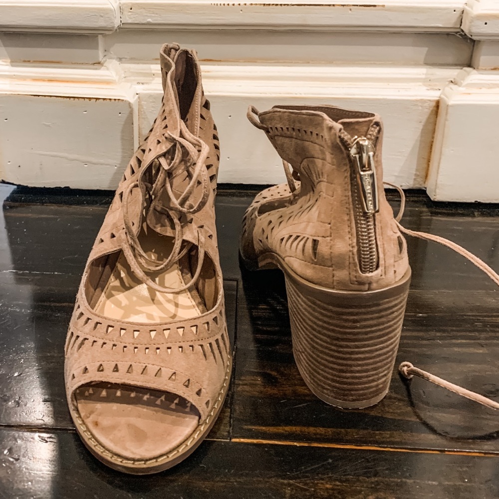 Vince Camuto lace up sandals